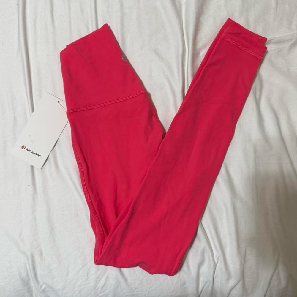 Lululemon NWT Align High Rise Leggings “28 Lipgloss Size 2